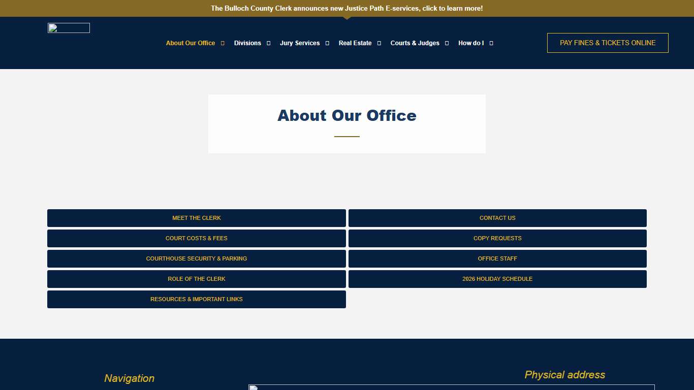 Clerk of Courts Office Bulloch County, GA